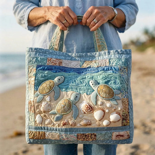 Ročna Prešita Torbica — Morske Želve