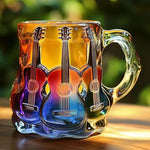 Artisan skodelica z 3D motivom kitare