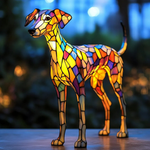 Vitrazni whippet navdih